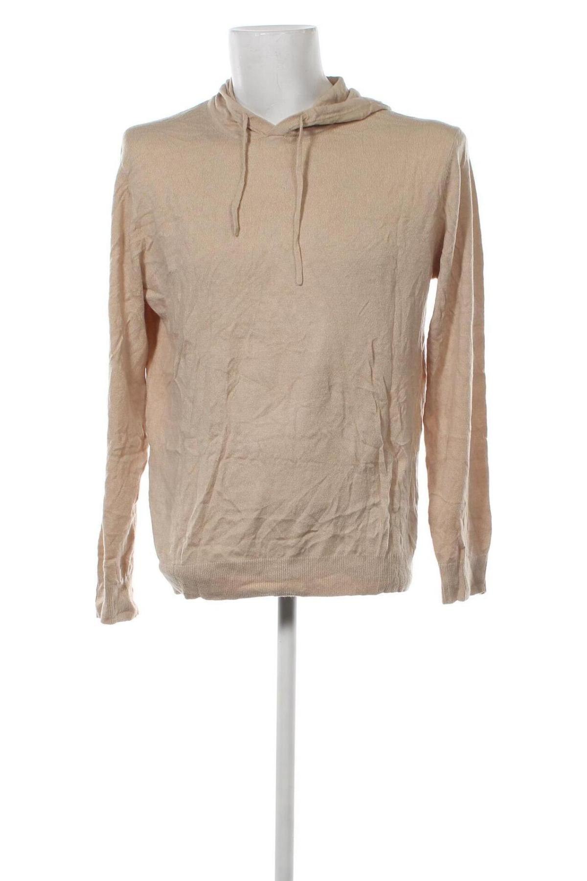 Ανδρικό πουλόβερ H&M, Μέγεθος M, Χρώμα  Μπέζ, Τιμή 4,49 €