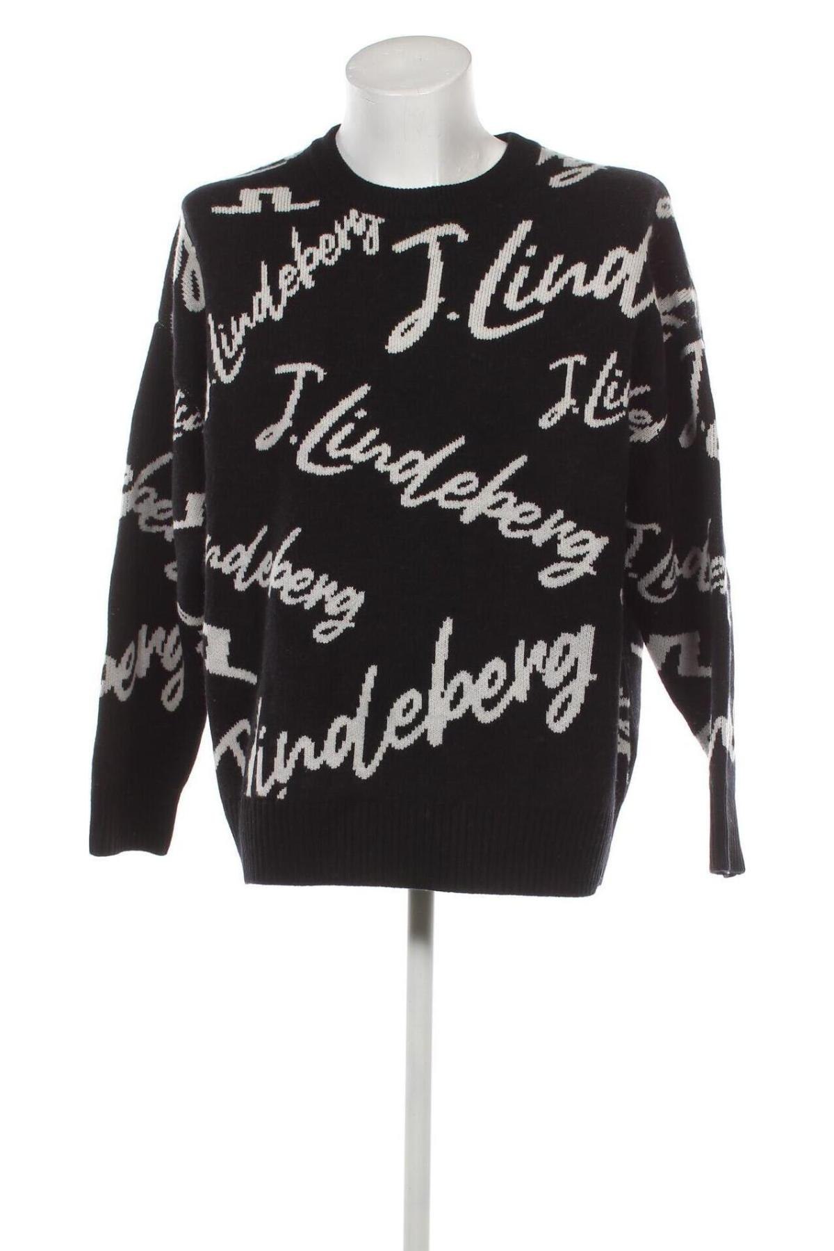 Ανδρικό πουλόβερ J.Lindeberg, Μέγεθος L, Χρώμα Μαύρο, Τιμή 49,23 €