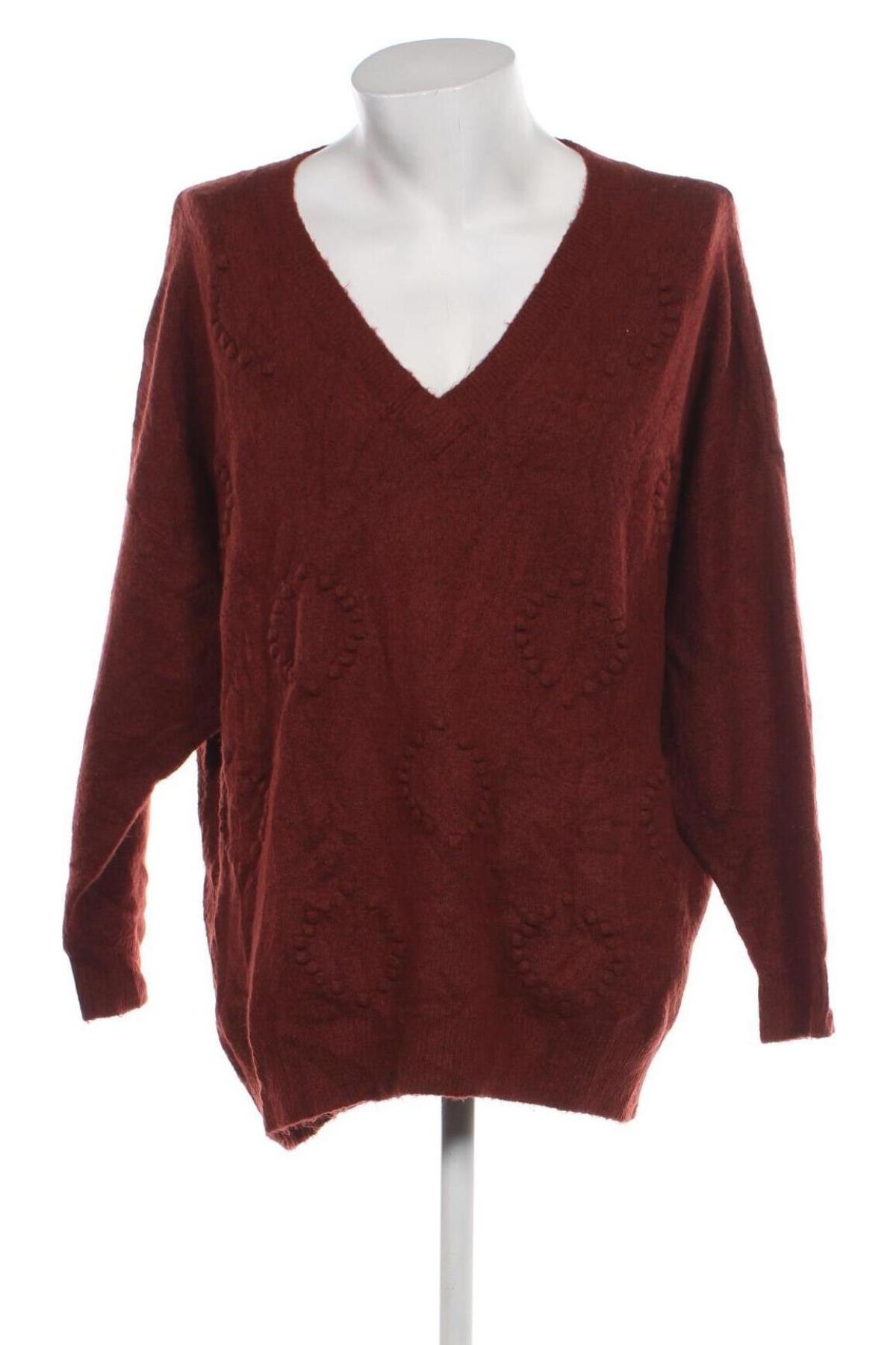 Мъжки пуловер Kiabi, Размер XL, Цвят Кафяв, Цена 10,15 лв.
