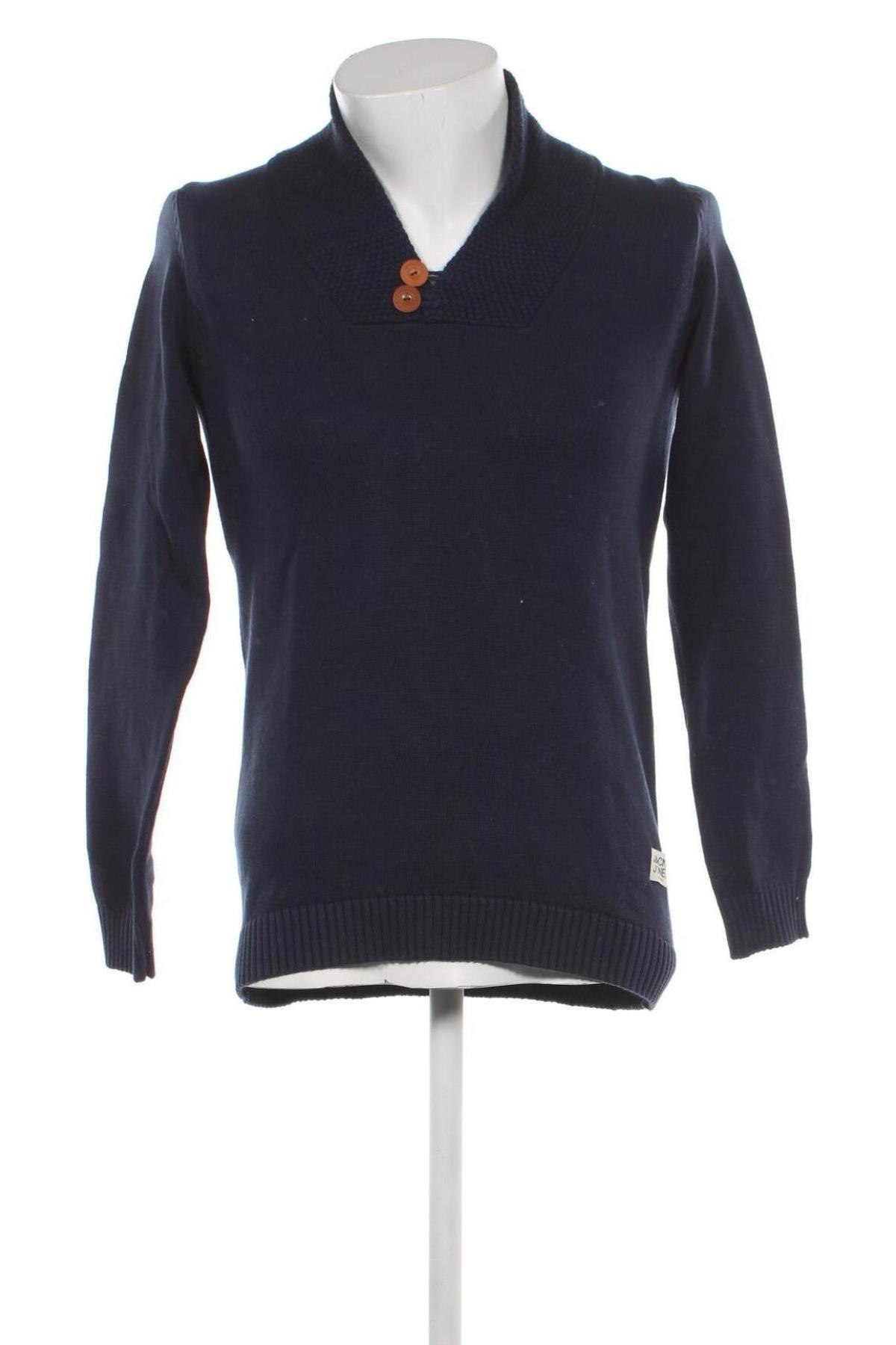 Ανδρικό πουλόβερ Originals By Jack & Jones, Μέγεθος S, Χρώμα Μπλέ, Τιμή 12,27 €