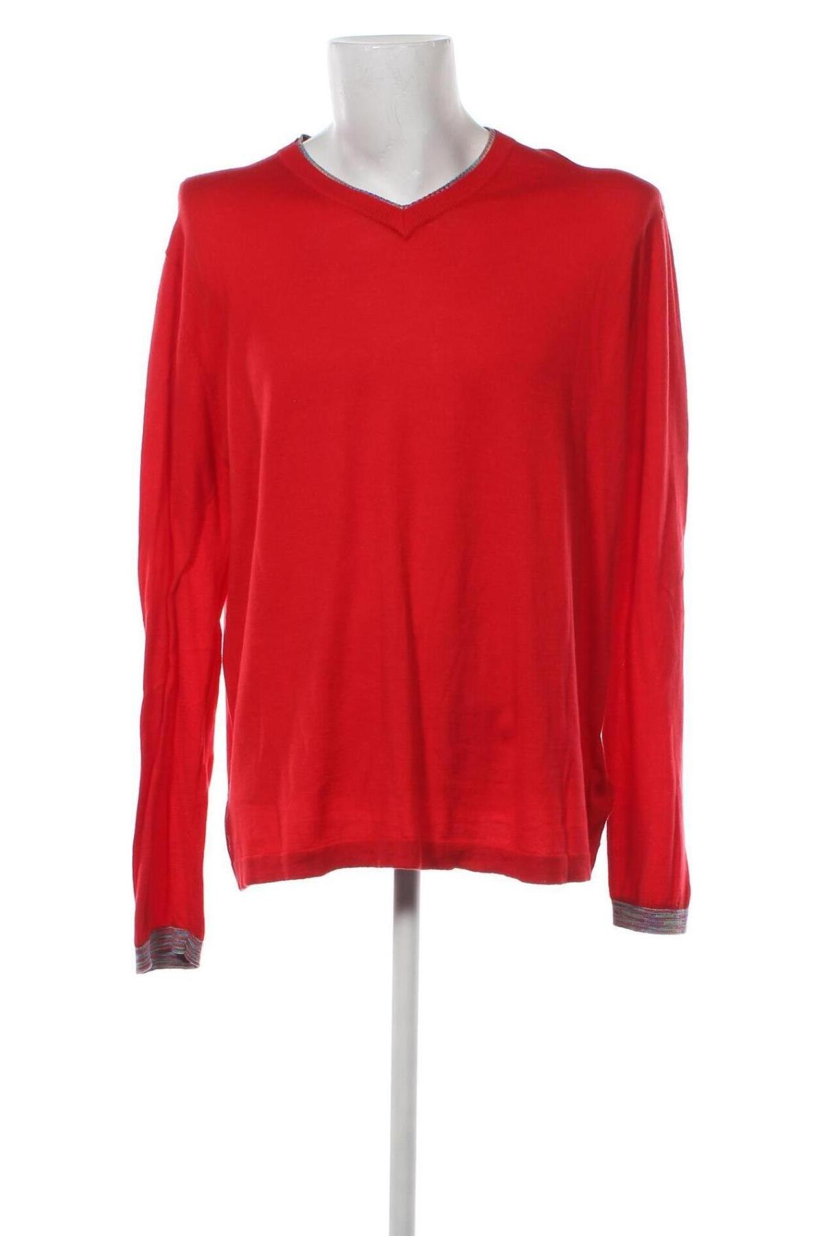 Ανδρικό πουλόβερ Robert Graham, Μέγεθος XL, Χρώμα Κόκκινο, Τιμή 9,67 €