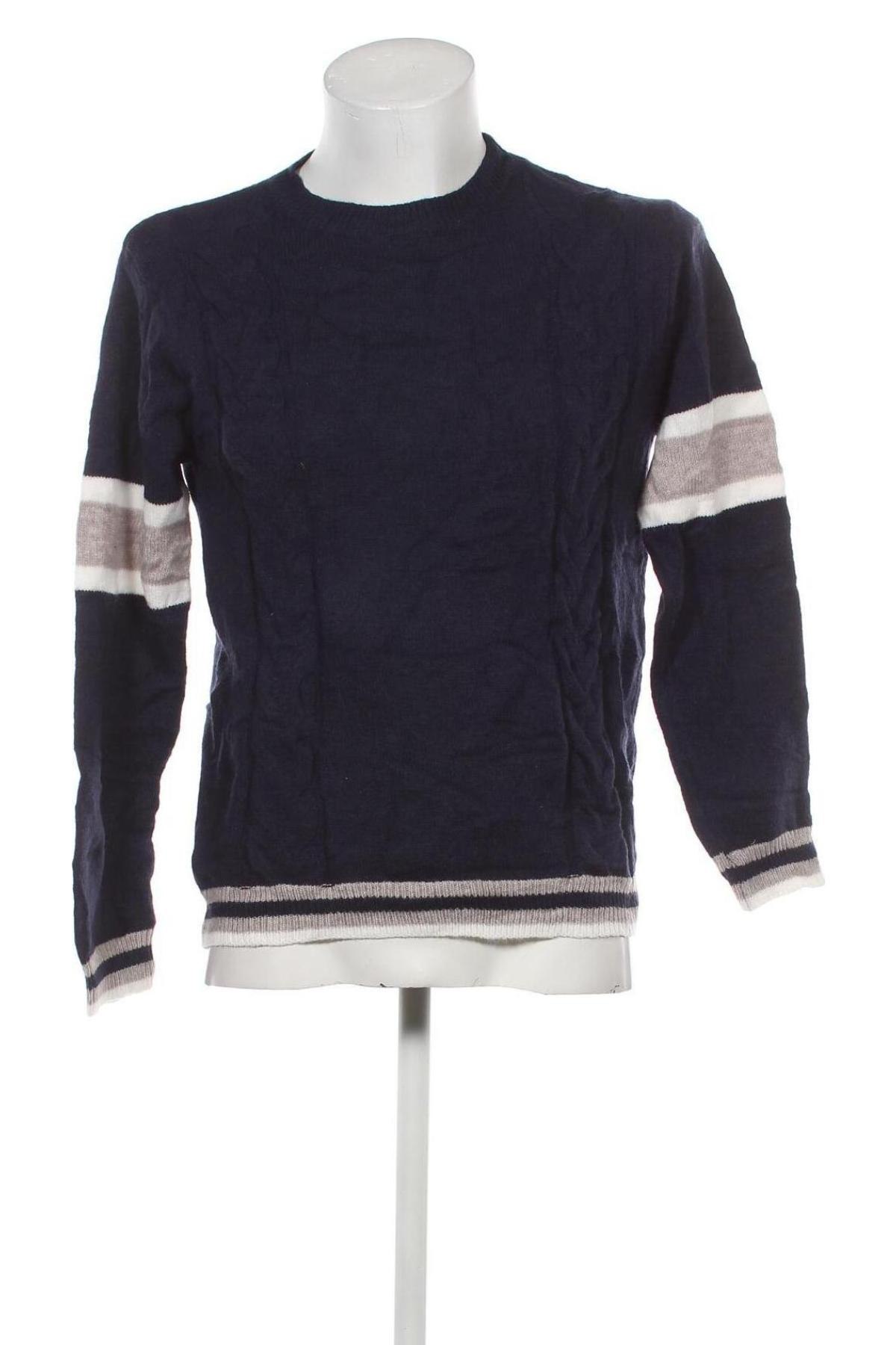Ανδρικό πουλόβερ SHEIN, Μέγεθος L, Χρώμα Μπλέ, Τιμή 5,38 €