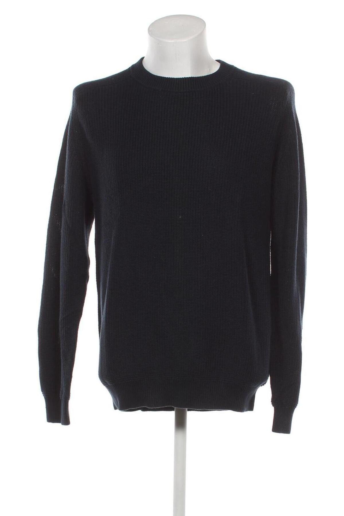 Мъжки пуловер Sondag & Sons, Размер L, Цвят Син, Цена 13,34 лв.