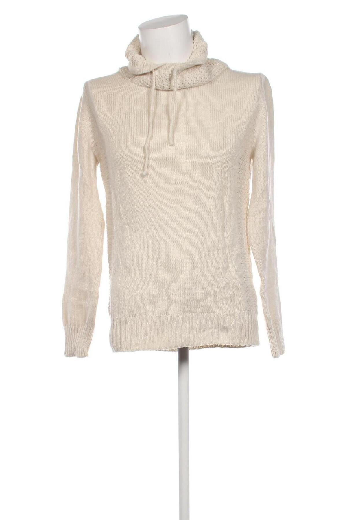 Ανδρικό πουλόβερ WE, Μέγεθος L, Χρώμα Εκρού, Τιμή 6,28 €