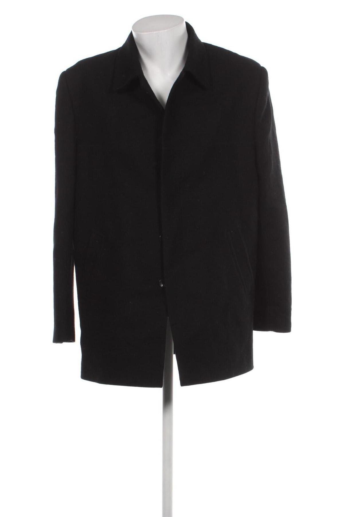 Мъжко палто, Размер XXL, Цвят Черен, Цена 64,00 лв.