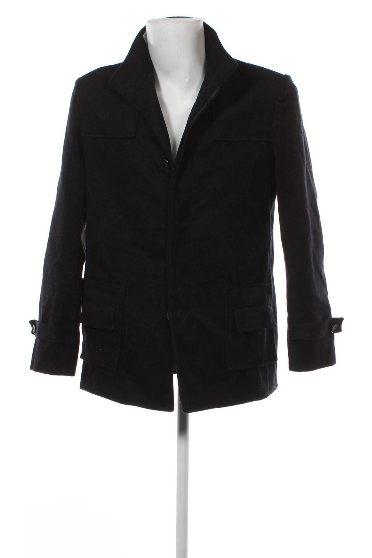 Мъжко палто, Размер S, Цвят Сив, Цена 37,45 лв.