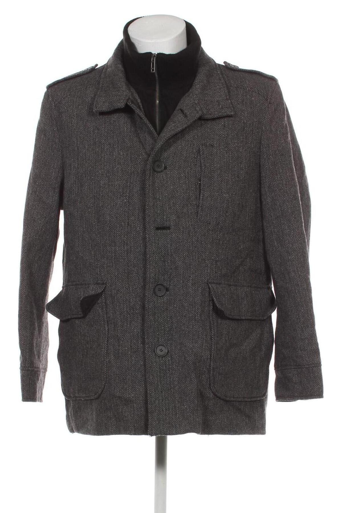 Palton de bărbați Angelo Litrico, Mărime XL, Culoare Gri, Preț 123,19 Lei