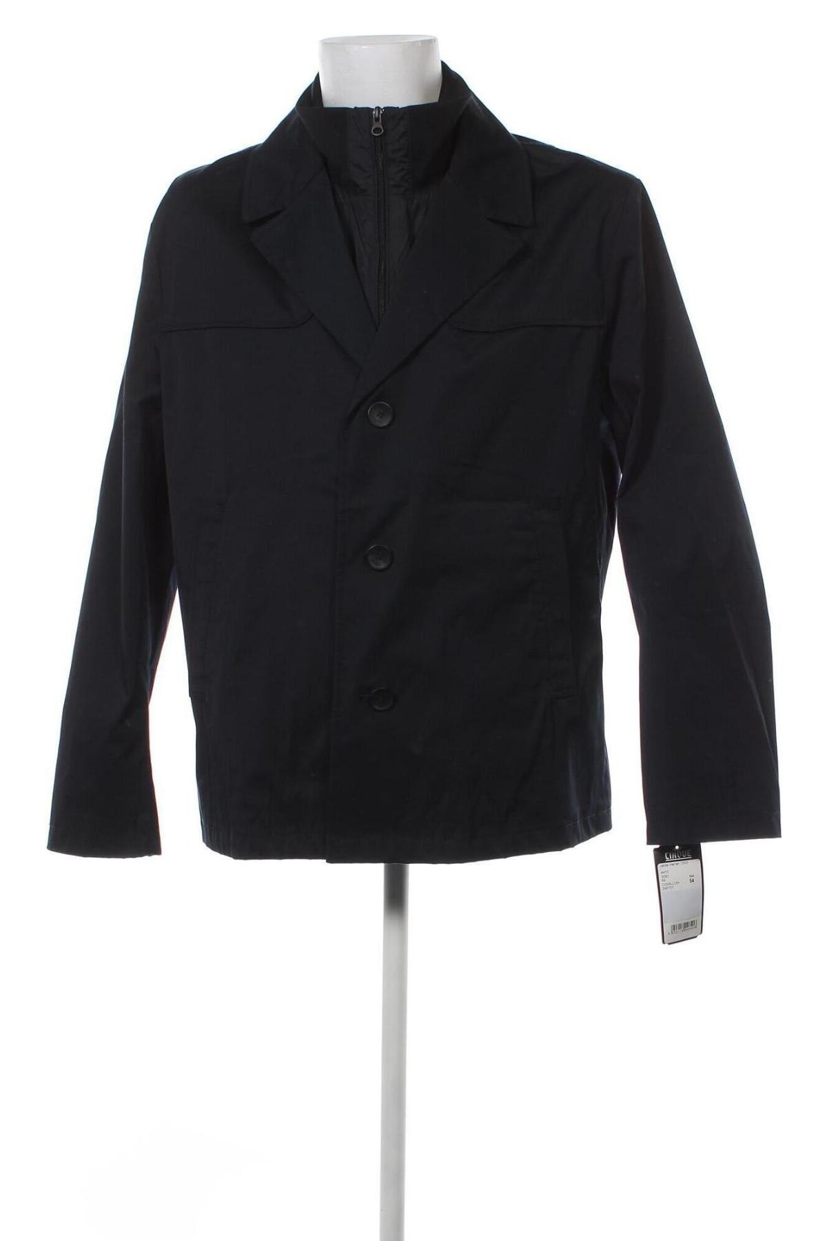 Ανδρικά παλτό Cinque, Μέγεθος XL, Χρώμα Μπλέ, Τιμή 200,52 €