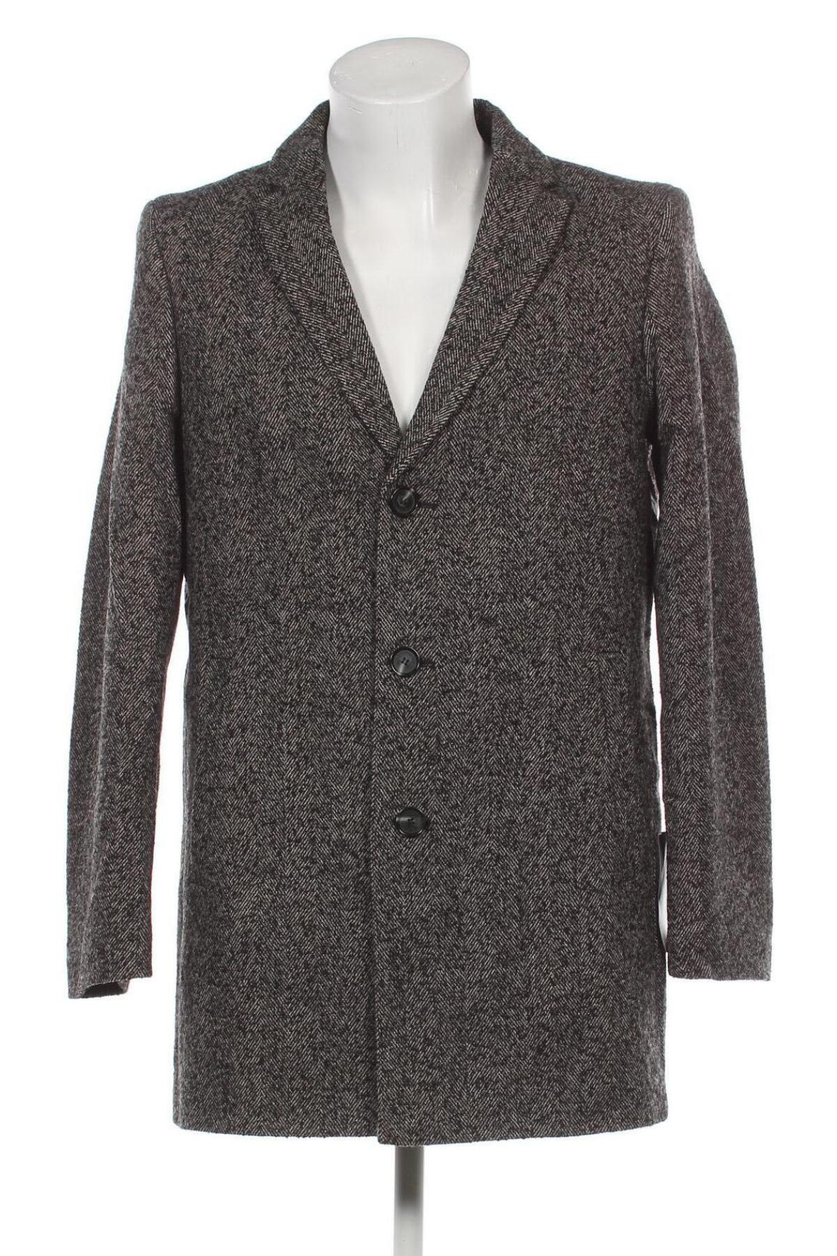 Мъжко палто Cinque, Размер L, Цвят Сив, Цена 202,65 лв.