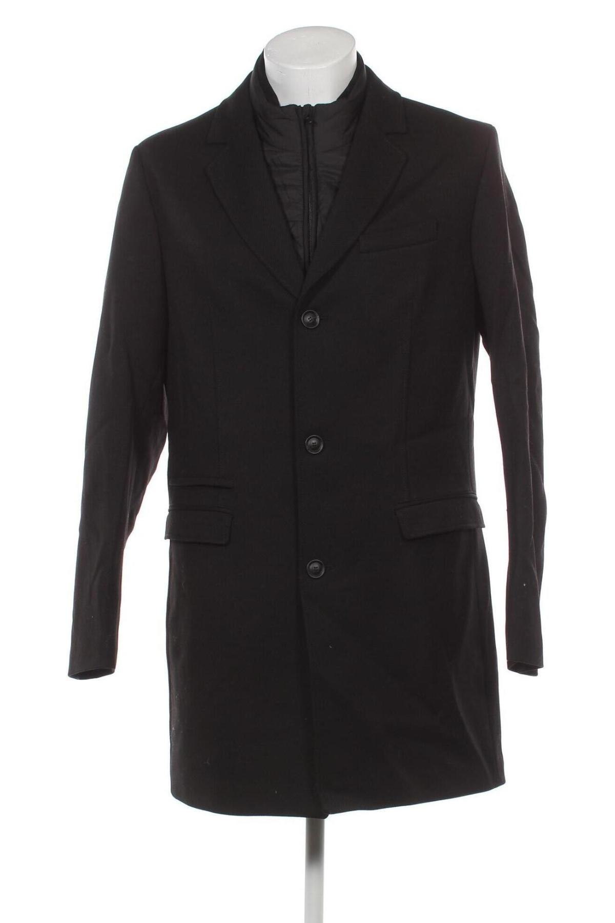 Мъжко палто Cinque, Размер L, Цвят Черен, Цена 87,17 лв.