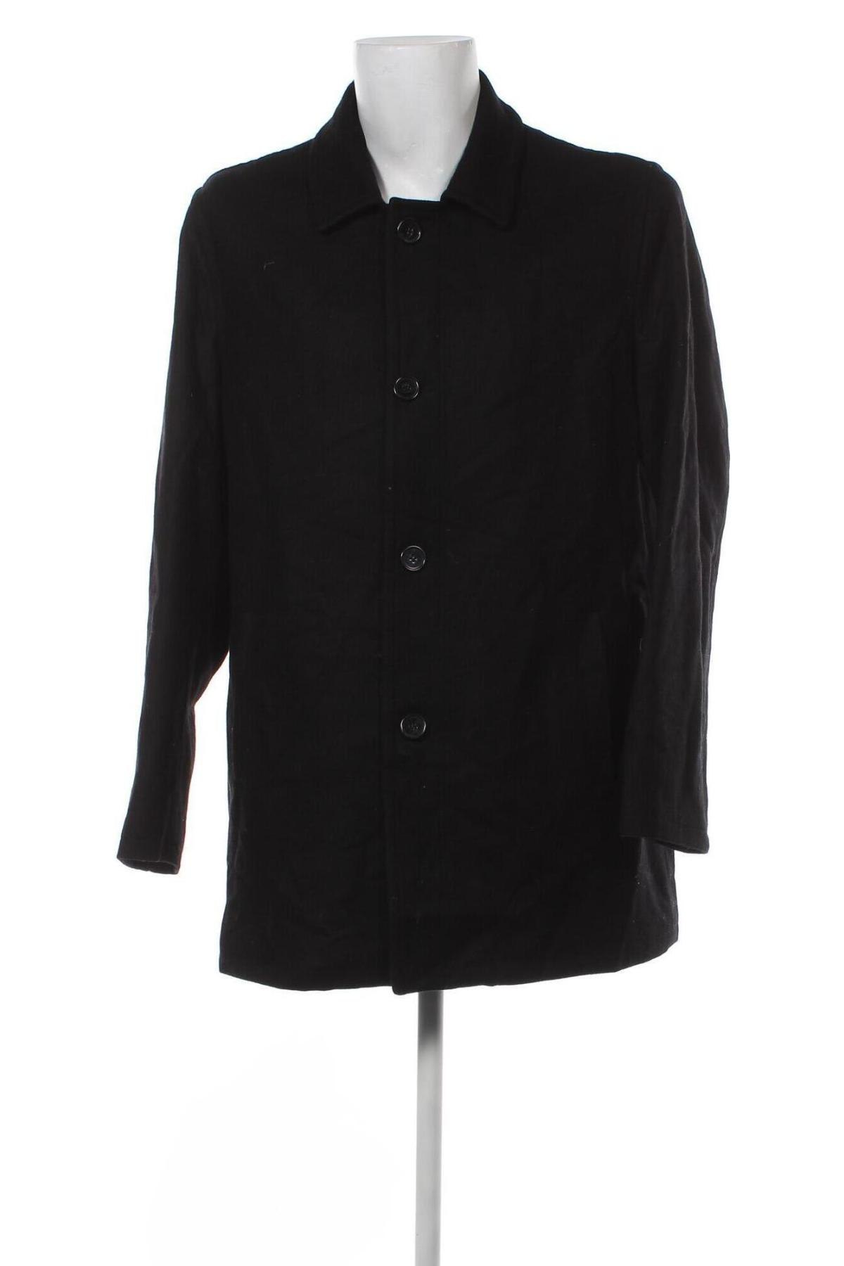 Мъжко палто Cole Haan, Размер L, Цвят Черен, Цена 13,68 лв.
