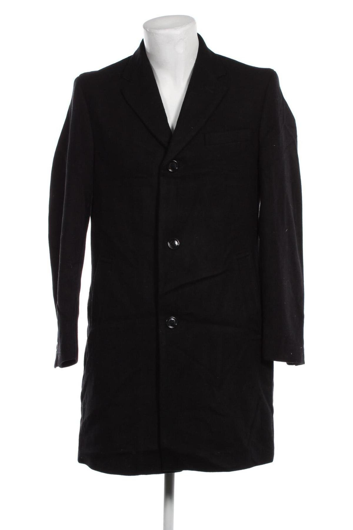 Мъжко палто Daniel Hechter, Размер L, Цвят Черен, Цена 167,91 лв.