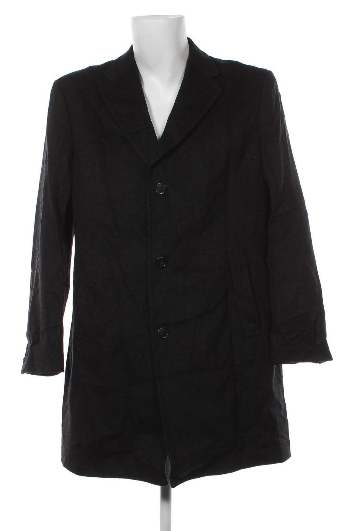 Мъжко палто Marks & Spencer Autograph, Размер L, Цвят Черен, Цена 11,07 лв.