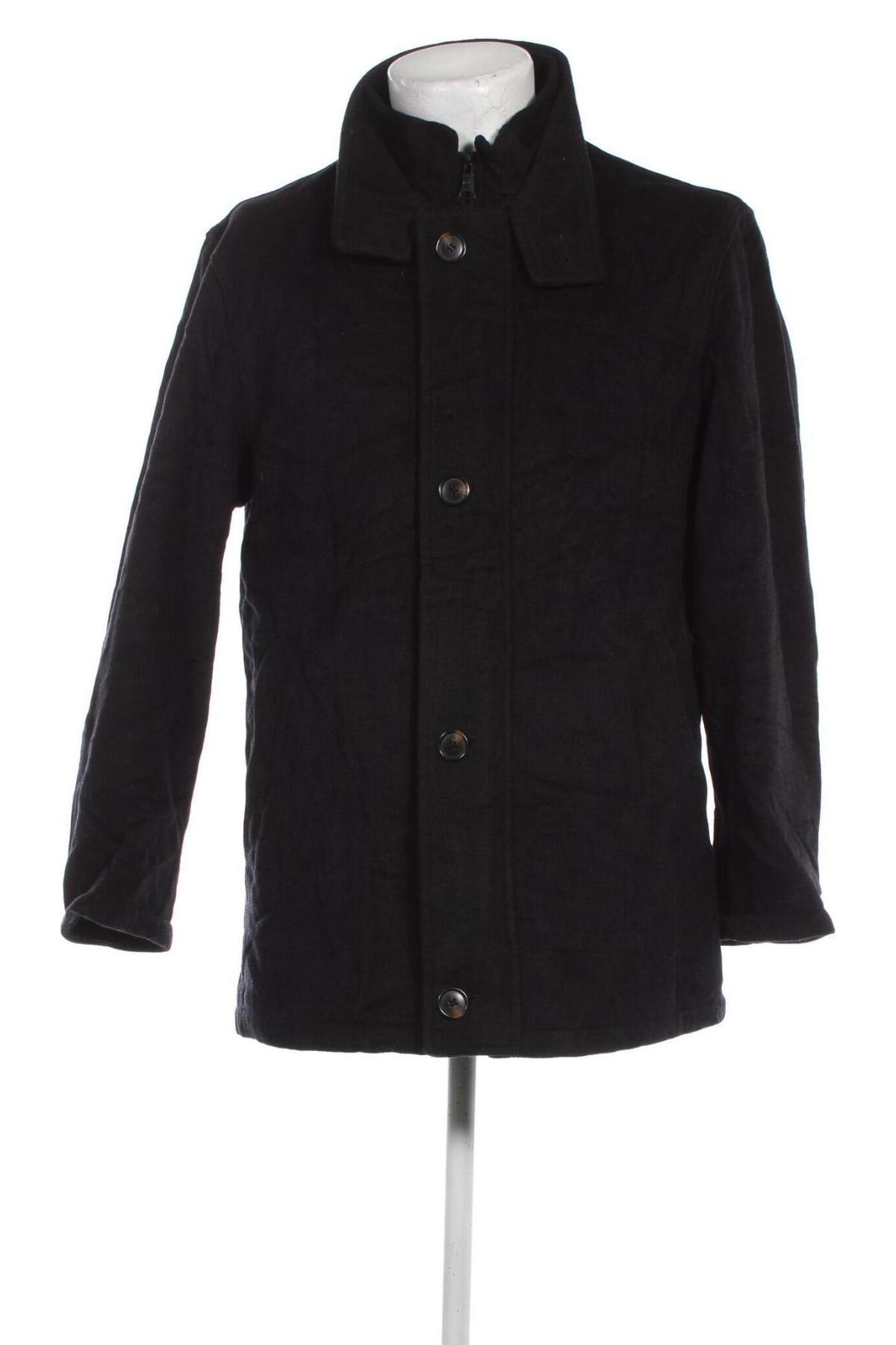 Мъжко палто Pierre Cardin, Размер M, Цвят Сив, Цена 58,24 лв.