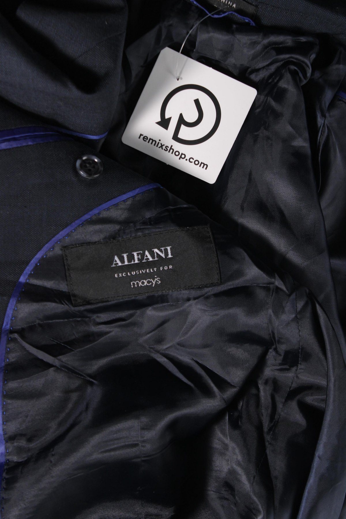 Ανδρικό σακάκι Alfani, Μέγεθος L, Χρώμα Μπλέ, Τιμή 9,31 €