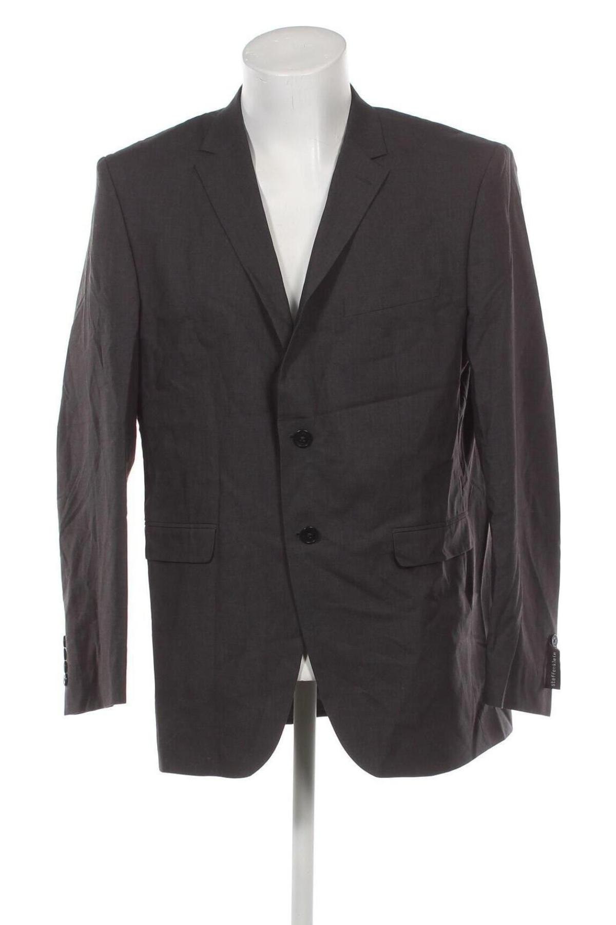 Ανδρικό σακάκι Steffen Klein, Μέγεθος XL, Χρώμα Γκρί, Τιμή 17,39 €