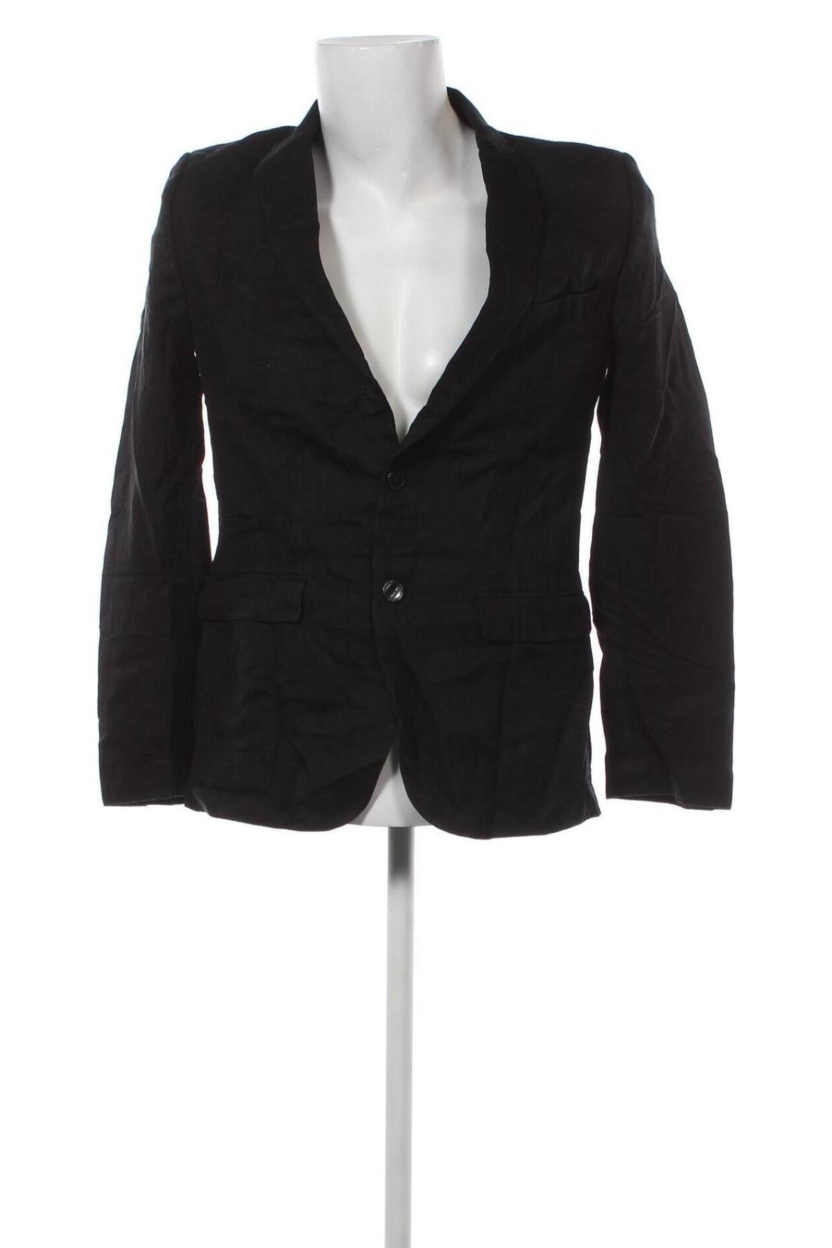 Мъжко сако Zara Man, Размер L, Цвят Черен, Цена 10,14 лв.