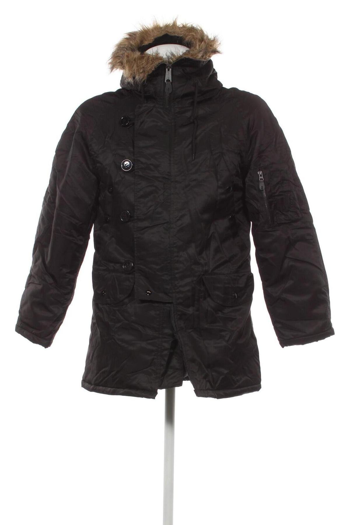 Pánska bunda , Veľkosť M, Farba Čierna, Cena  32,89 €