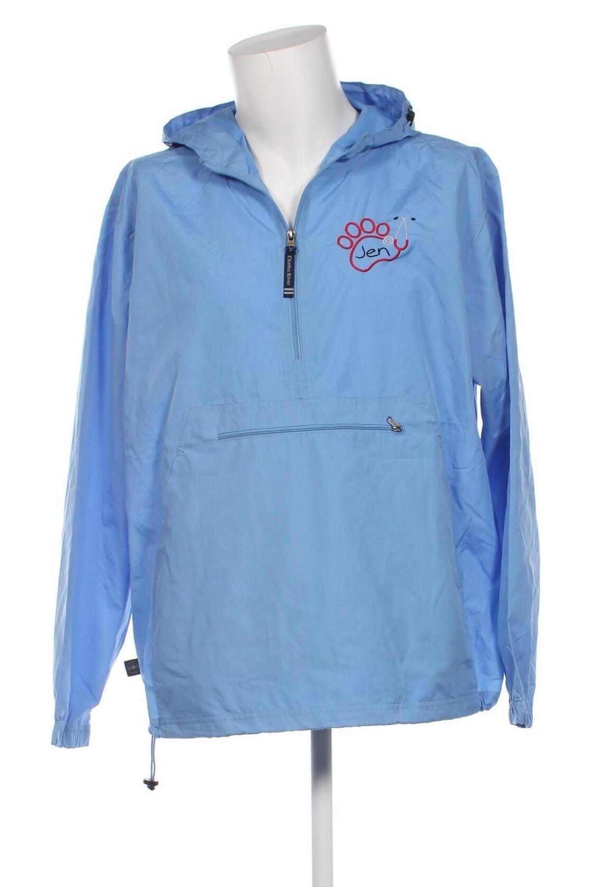 Ανδρικό μπουφάν Charles River, Μέγεθος XL, Χρώμα Μπλέ, Τιμή 10,00 €