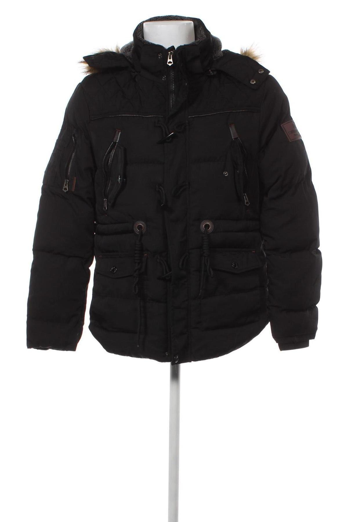 Pánska bunda  Cipo & Baxx, Veľkosť L, Farba Čierna, Cena  136,08 €