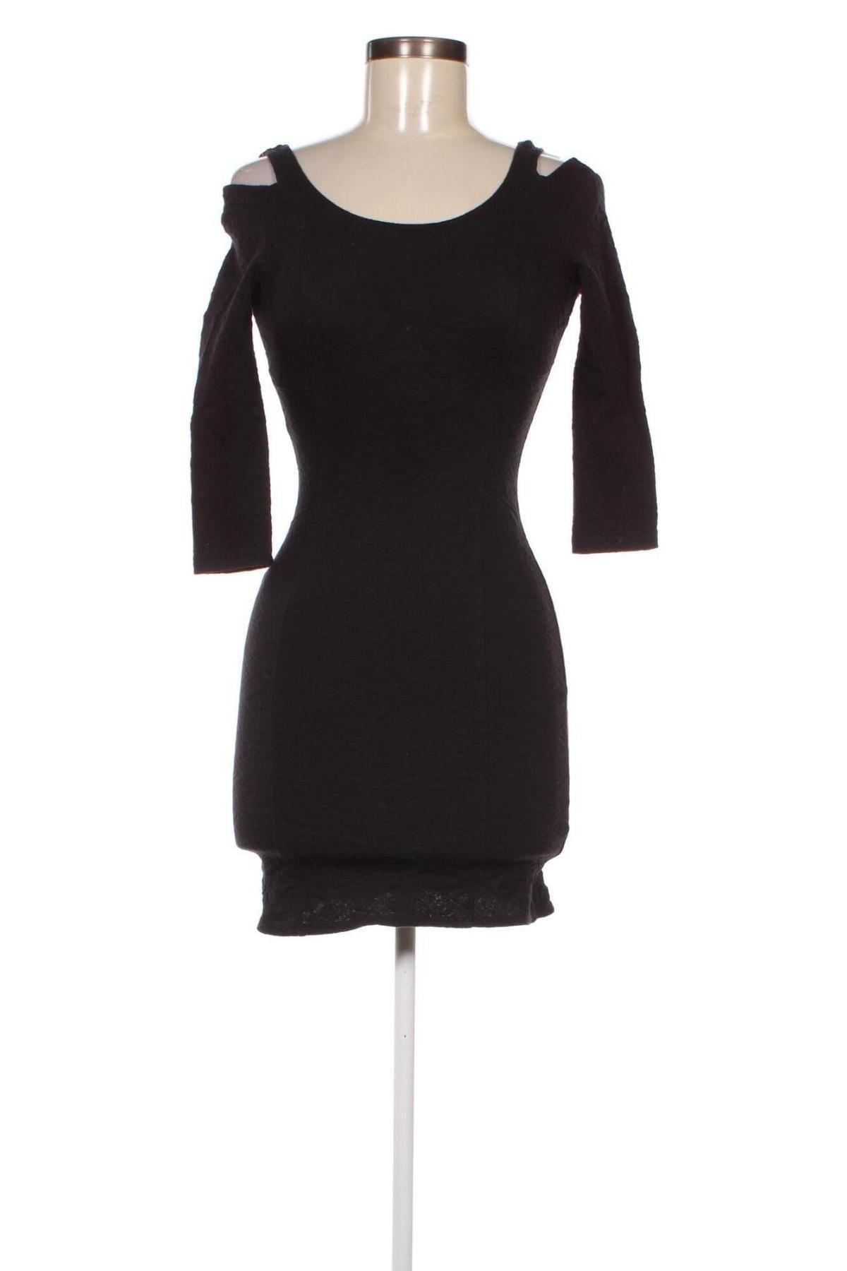 Rochie Bershka, Mărime XS, Culoare Negru, Preț 21,94 Lei