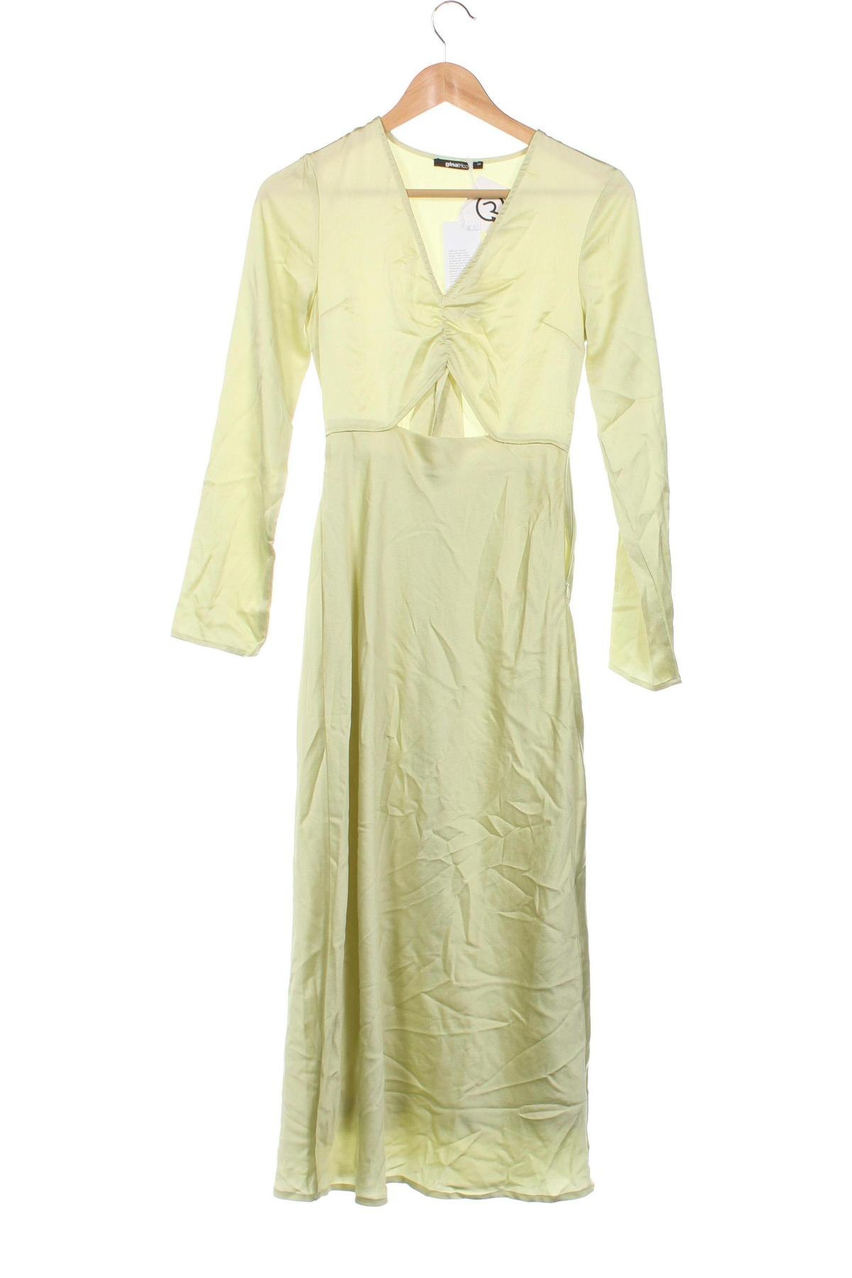 Φόρεμα Gina Tricot, Μέγεθος XS, Χρώμα Πράσινο, Τιμή 10,02 €