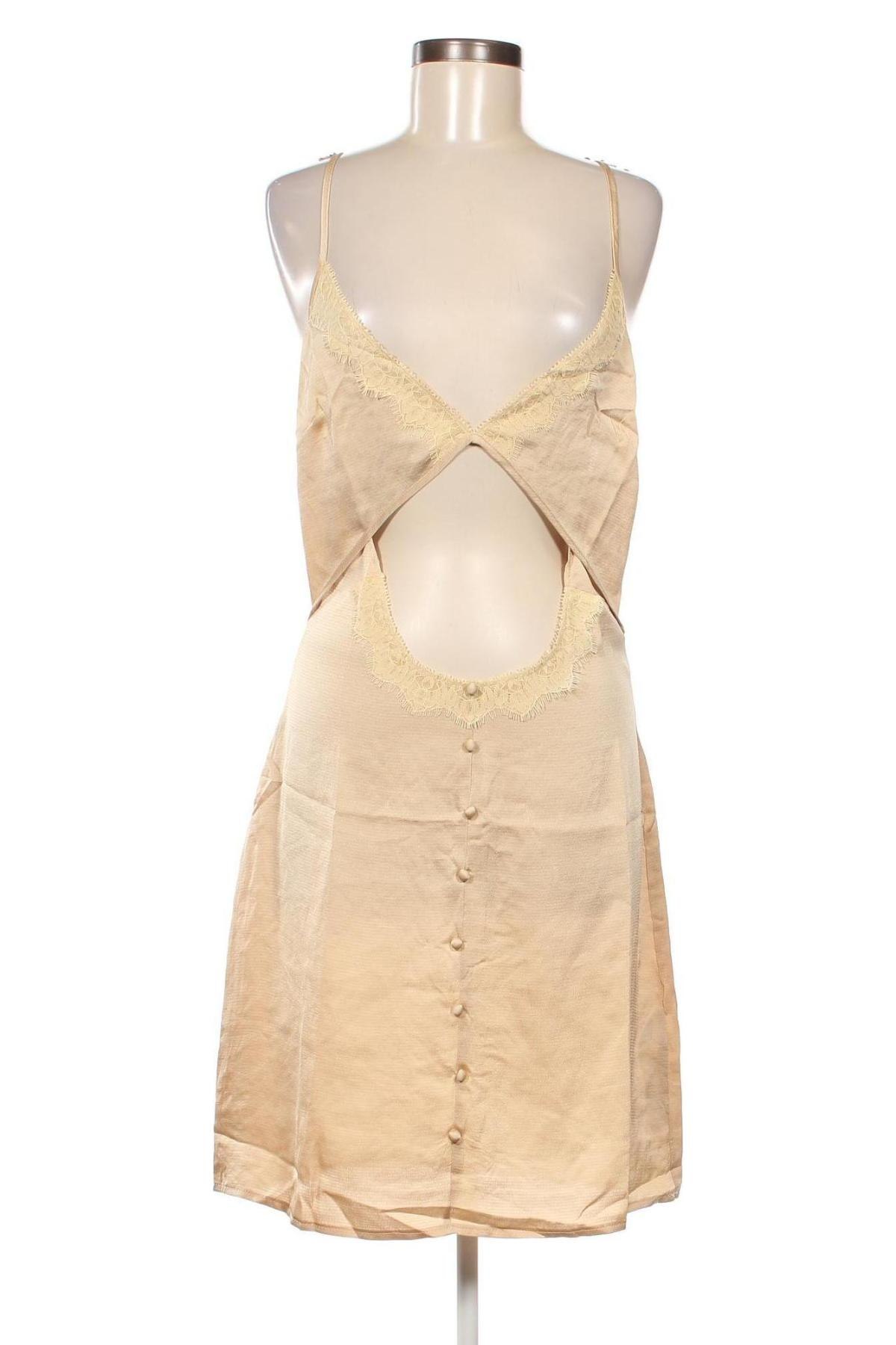 Kleid Missguided, Größe L, Farbe Beige, Preis € 9,25