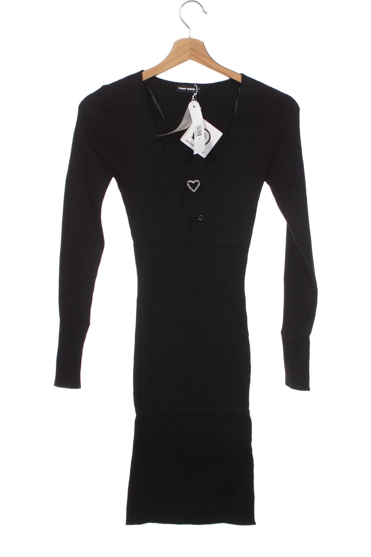 Kleid Tally Weijl, Größe S, Farbe Schwarz, Preis 3,08 €