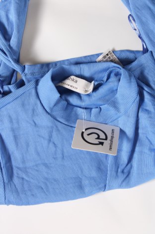 Damen Shirt Bershka, Größe M, Farbe Blau, Preis € 13,49