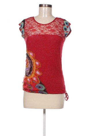 Damen Shirt Desigual, Größe M, Farbe Rot, Preis 28,99 €