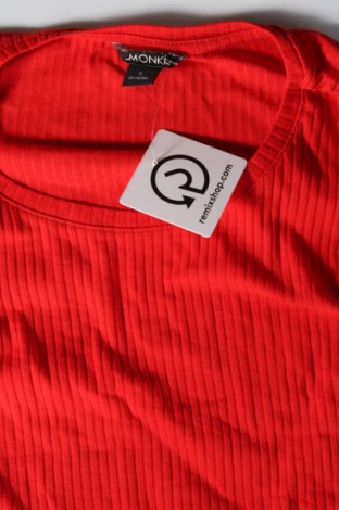 Damen Shirt Monki, Größe L, Farbe Rot, Preis 4,49 €