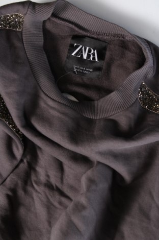 Дамска блуза Zara, Размер S, Цвят Сив, Цена 11,99 лв.