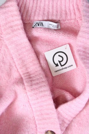 Damen Strickjacke Zara, Größe M, Farbe Rosa, Preis 18,99 €