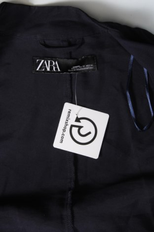 Дамска жилетка Zara, Размер XS, Цвят Син, Цена 27,37 лв.