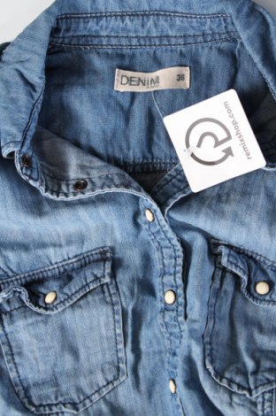 Γυναικείο πουκάμισο Denim By Lindex, Μέγεθος S, Χρώμα Μπλέ, Τιμή 8,49 €