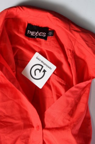 Damenbluse Pieces, Größe S, Farbe Rot, Preis 13,99 €