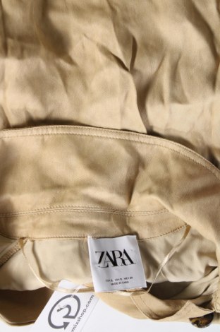 Γυναικείο πουκάμισο Zara, Μέγεθος S, Χρώμα  Μπέζ, Τιμή 16,99 €