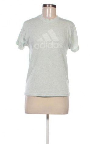 Γυναικείο t-shirt Adidas, Μέγεθος S, Χρώμα Πράσινο, Τιμή 13,81 €