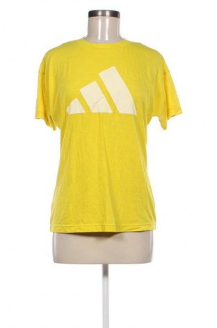 Damen T-Shirt Adidas, Größe M, Farbe Gelb, Preis 14,00 €