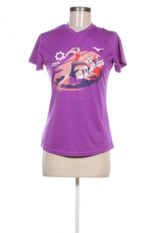 Γυναικείο t-shirt Mizuno, Μέγεθος M, Χρώμα Βιολετί, Τιμή 31,68 €