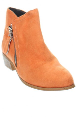 Damen Stiefeletten, Größe 39, Farbe Orange, Preis € 24,55