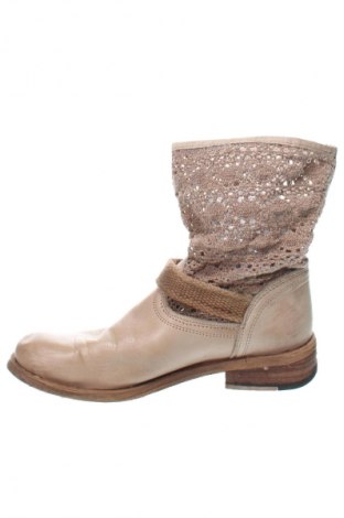 Damen Stiefeletten, Größe 39, Farbe Beige, Preis 54,49 €