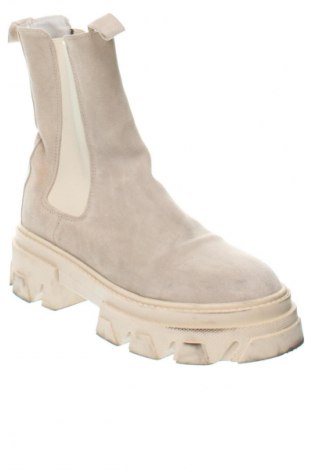 Damen Stiefeletten Made In Italy, Größe 38, Farbe Beige, Preis 29,99 €