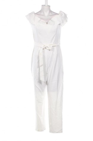 Langer Damen-Overall Miss Selfridge, Größe L, Farbe Ecru, Preis 23,99 €