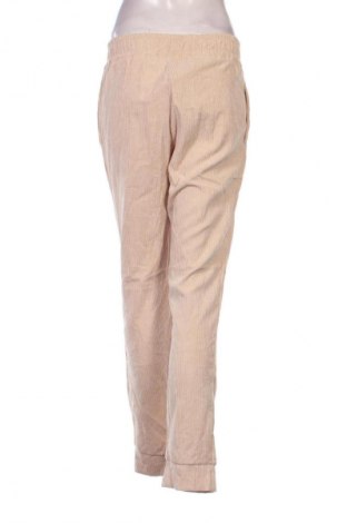 Pantaloni de velvet de femei, Mărime S, Culoare Bej, Preț 95,99 Lei