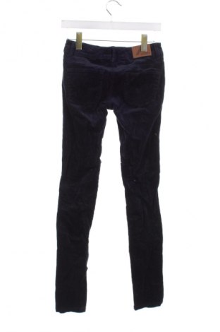 Pantaloni de velvet de femei, Mărime XS, Culoare Albastru, Preț 33,99 Lei