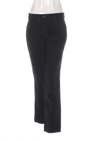 Pantaloni de velvet de femei Adagio, Mărime M, Culoare Albastru, Preț 95,99 Lei