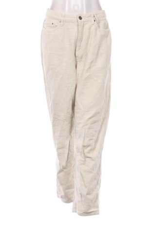 Pantaloni de velvet de femei America Today, Mărime XL, Culoare Ecru, Preț 31,99 Lei