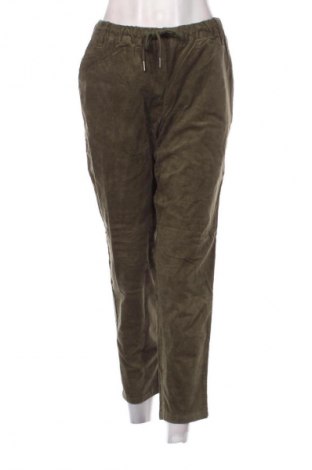 Pantaloni de velvet de femei Bpc Bonprix Collection, Mărime XL, Culoare Verde, Preț 95,99 Lei