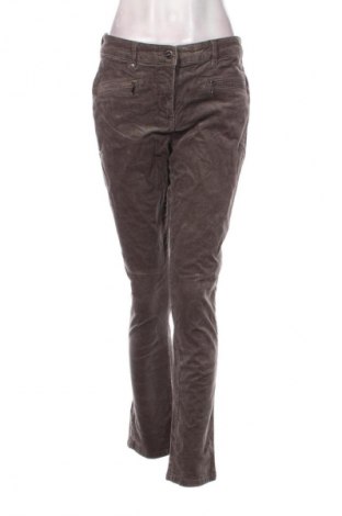 Pantaloni de velvet de femei Canda, Mărime M, Culoare Gri, Preț 95,99 Lei